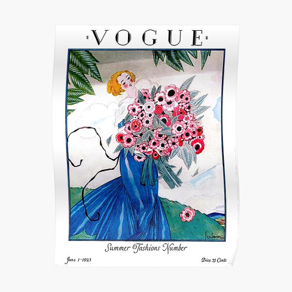 VOGUE : Vintage Spring 1923 Magazine Advertising Print Poster