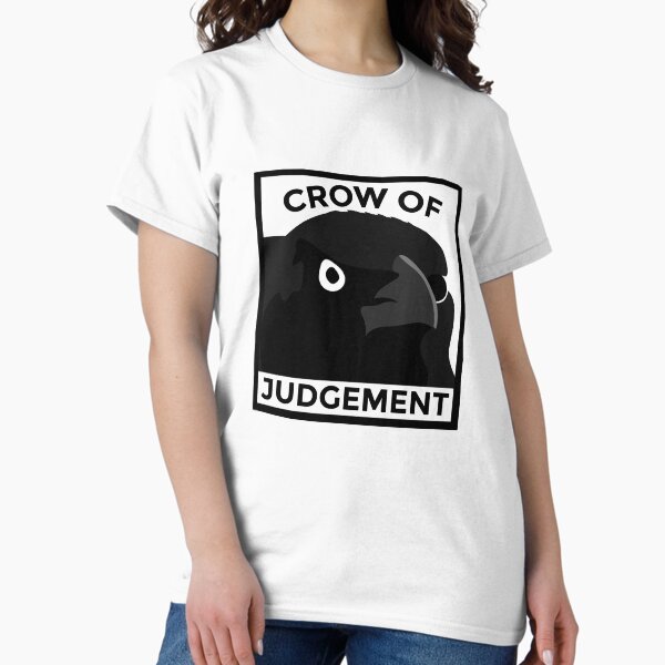 Item preview, Crow of Judgement Meme designed and sold by FinestMeme.