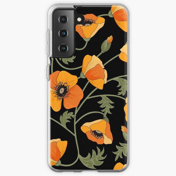 California Poppies Samsung Galaxy Soft Case