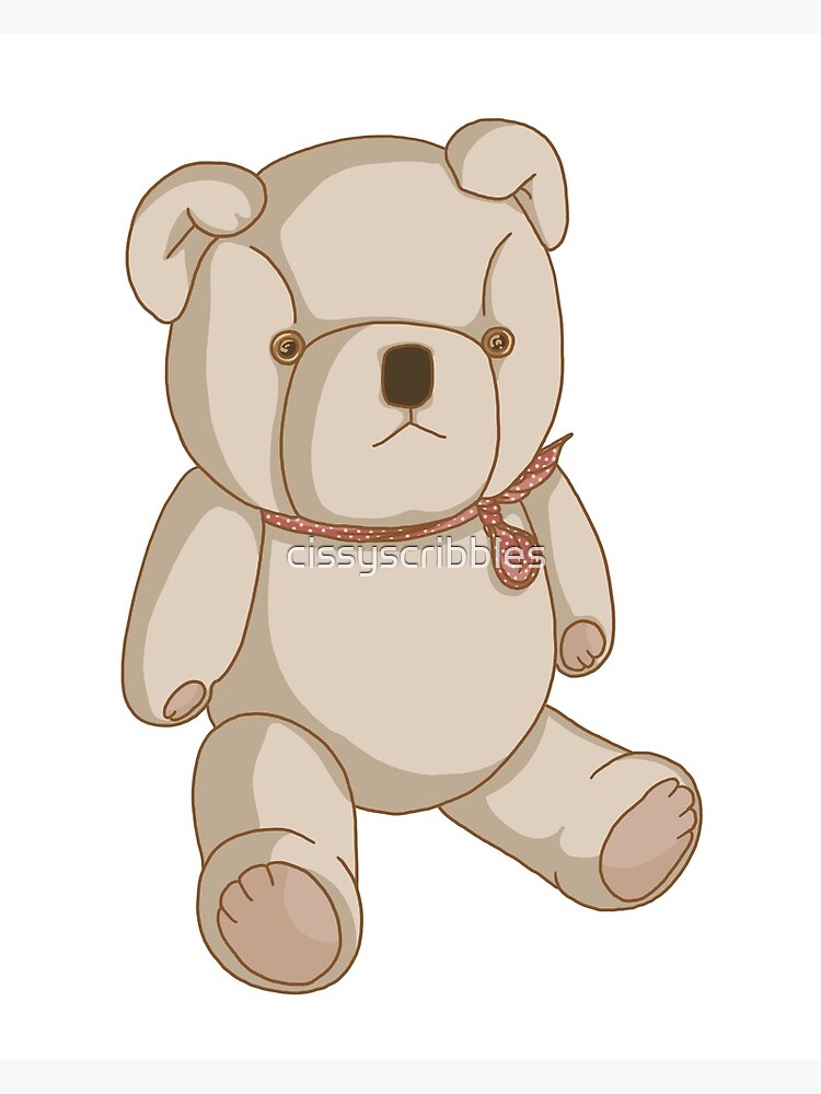 grumpy teddy bear