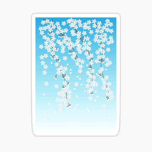 Spring Blossoms in Tokyo Sticker