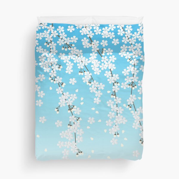 Spring Blossoms in Tokyo Duvet Cover