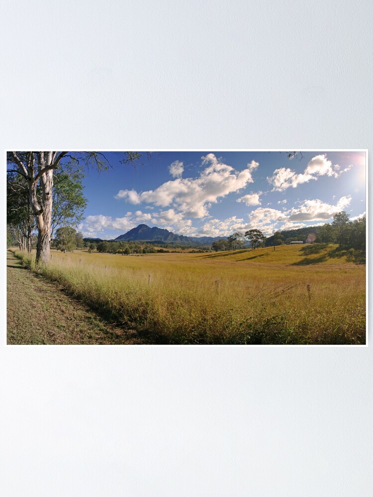 Alternate view of Mt Barney Panorama Poster