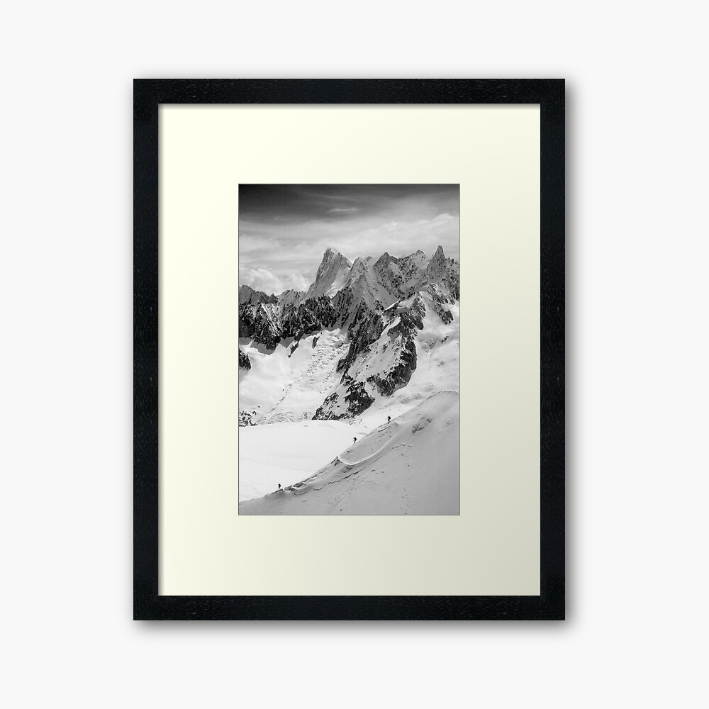 Chamonix Aiguille du Midi Mont Blanc Massif French Alps France Photograph Print 