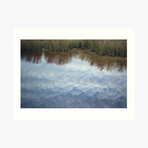 cloudy creek Art Print