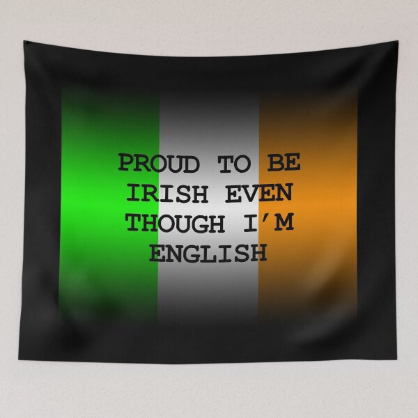 Item preview, Proud To Be Irish English design designed and sold by GetItGiftIt.