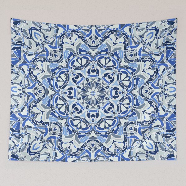 Item preview, Cool Breeze Mandala designed and sold by Kelly Dietrich Mandala & Fractal Art.