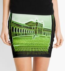 plaza de espana seville green neon lights Mini Skirt