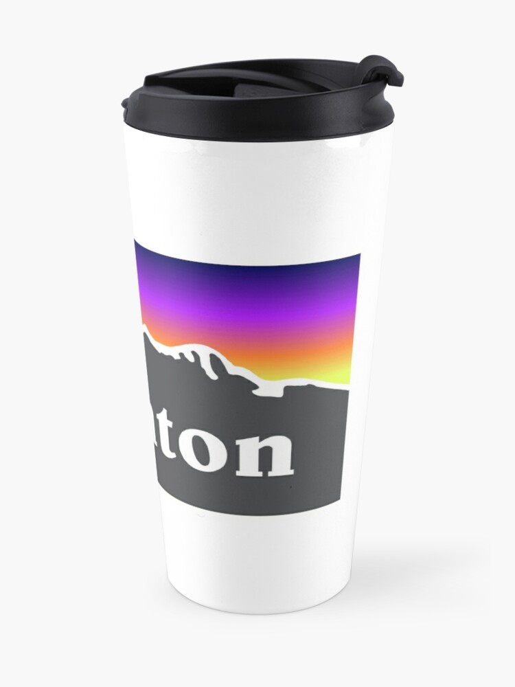 Alternate view of Brighton Utah Ski Snowboard Sticker Alta Travel Coffee Mug