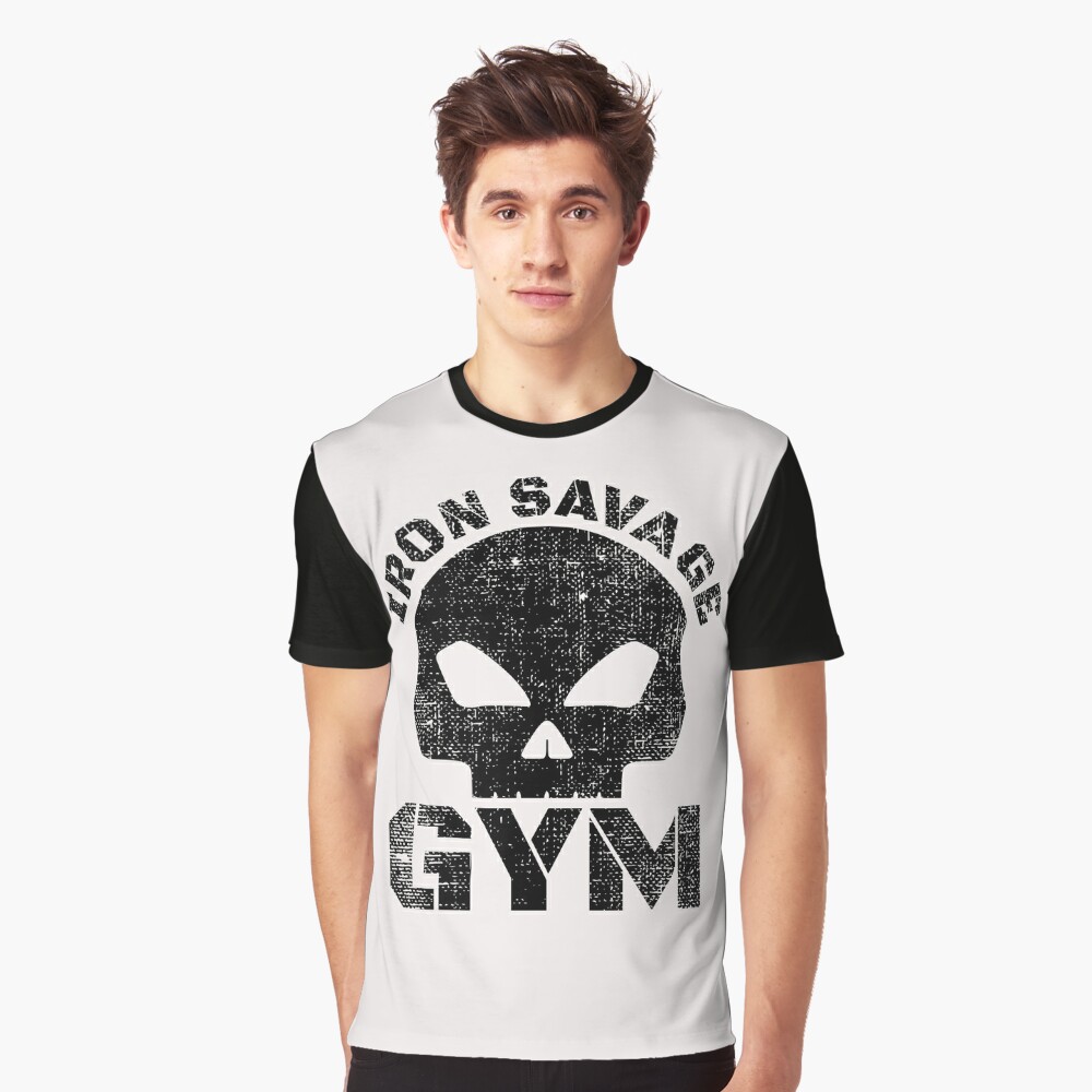 Bold, Traditional, Fitness T-shirt Design for Iron Savage