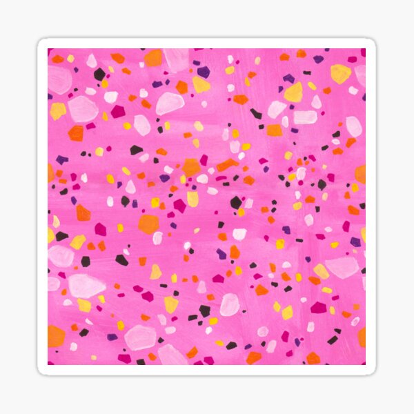 Pink Terrazzo Sticker