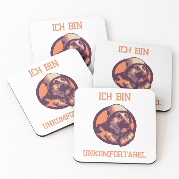 Item preview, Ich bin Unkomfortabel German Shepherd Meme designed and sold by FinestMeme.