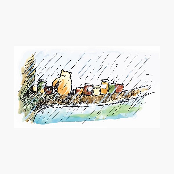 It rained and it rained Photographic Print
