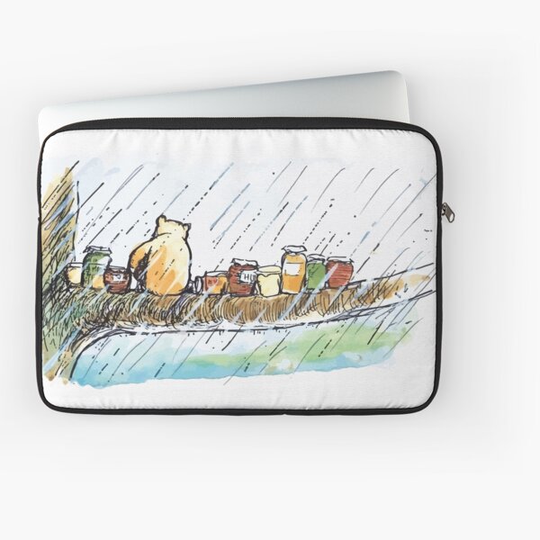 It rained and it rained Laptop Sleeve