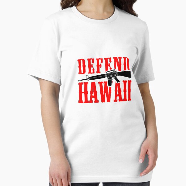Item preview, Hawaiian Themed Gifts  Defend Hawaii  Gun Lover Gifts designed and sold by stuch75.