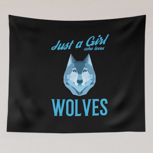 Item preview, Just A Girl Who Loves Wolves  designed and sold by MooonTees.