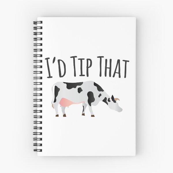 Item preview, Funny Cow product - I'd Tip That - Farm Animals Gift designed and sold by stuch75.