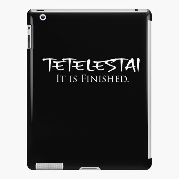 Tetelestai - It Is Finished (Greek/English) iPad Snap Case
