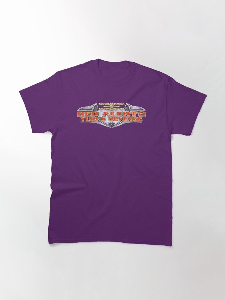 Thumbnail 3 of 7, Classic T-Shirt, Command and Conquer - Red Alert 2: Yuri's Revenge logo designed and sold by megapanda687.