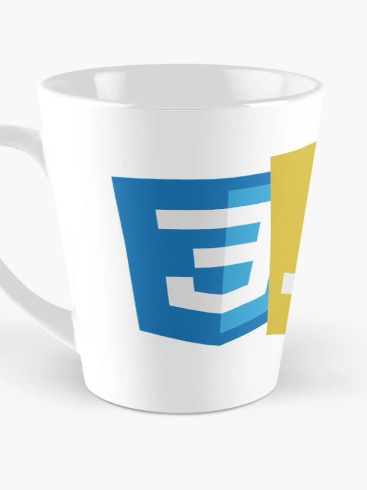 Imagen 3 de 4, Taza de café con la obra HTML5, CSS3 y JavaScript, diseñada y vendida por myclubtees.