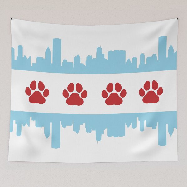 Item preview, ChiPAWgo Flag designed and sold by Slice-of-Pizzo.