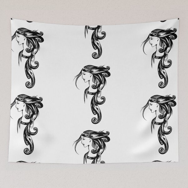 Item preview, Tattoo woman in black designed and sold by OJOEF89.