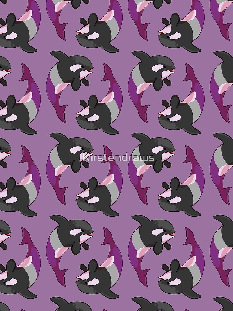 Asexuwhale - no text by Kirstendraws