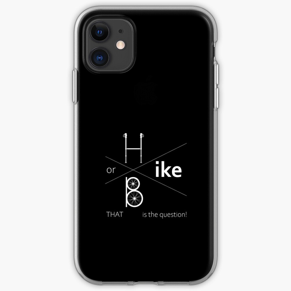 Hike or bike iPhone Case & Cover