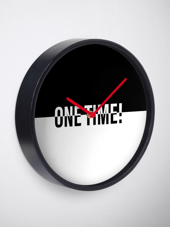 Alternate view of ONE TIME! POKER Clock