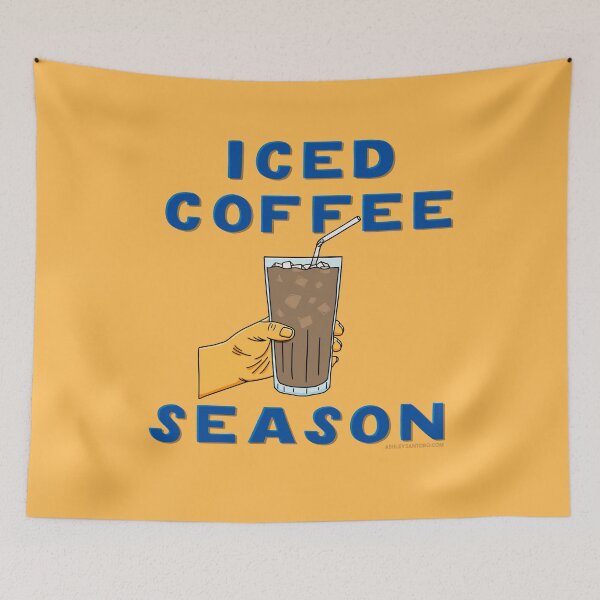 Item preview, Iced Coffee Season designed and sold by Ashley Santoro Draws.