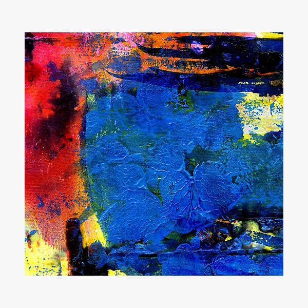 blue pot Photographic Print