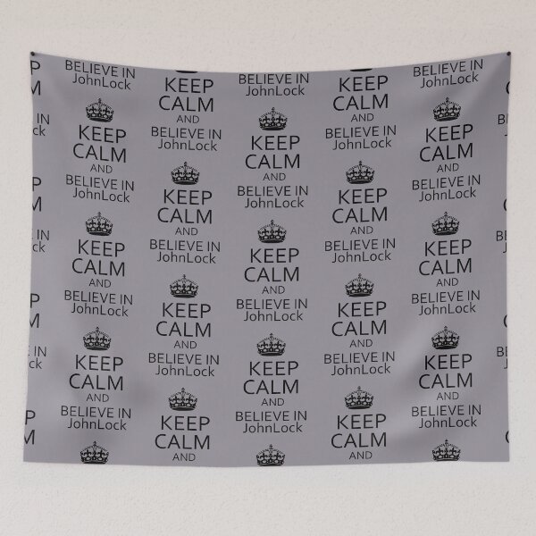 Item preview, Keep Calm and Believe in JohnLock designed and sold by morigirl.
