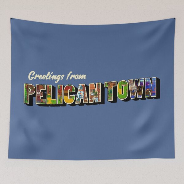 Item preview, Greetings from Pelican Town | Stardew Valley Retro Postcard designed and sold by surik-.