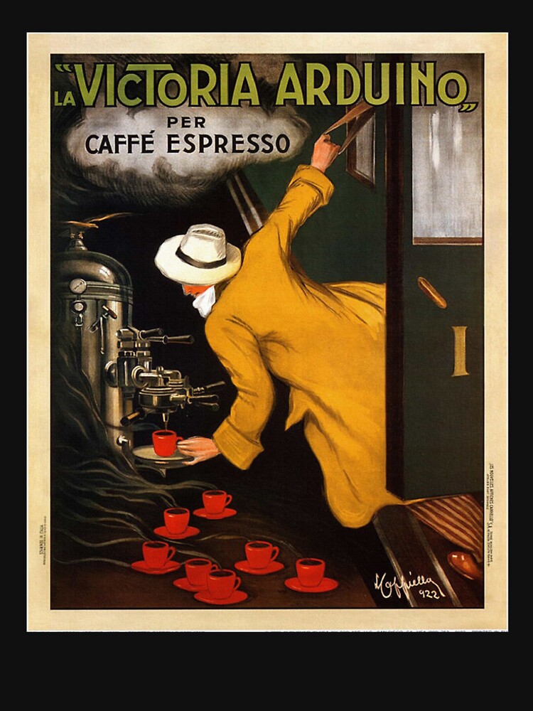 "Vintage1922 Victoria Arduino Caffé Espresso Poster by Cappiello Artwork for Prints