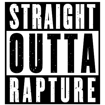 Artwork thumbnail, Straight Outta Rapture by CosmicFoxDesign