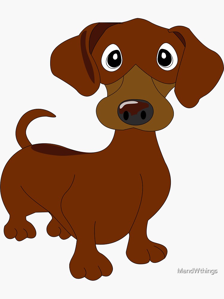 Red Dachie Dachshund by MandWthings