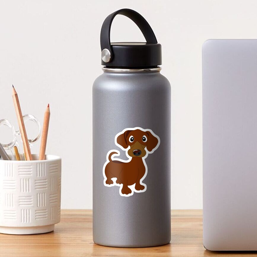 Red Dachie Dachshund Sticker