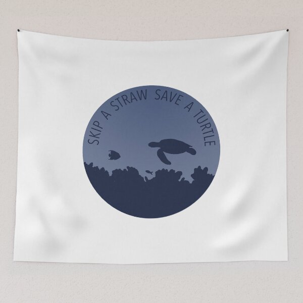 Item preview, Skip a straw save a turtle designed and sold by alexabay.