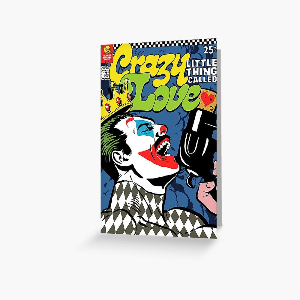 "Crazy" Greeting Card by butcherbilly Redbubble