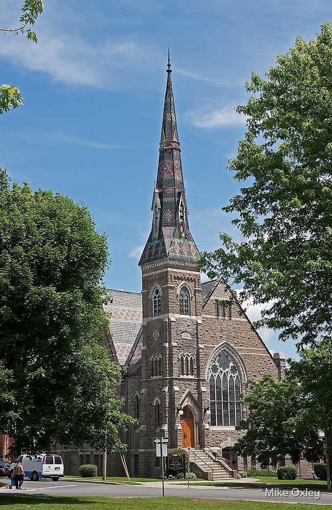 "First Baptist Church, Brockville. 1879." by Mike Oxley Redbubble