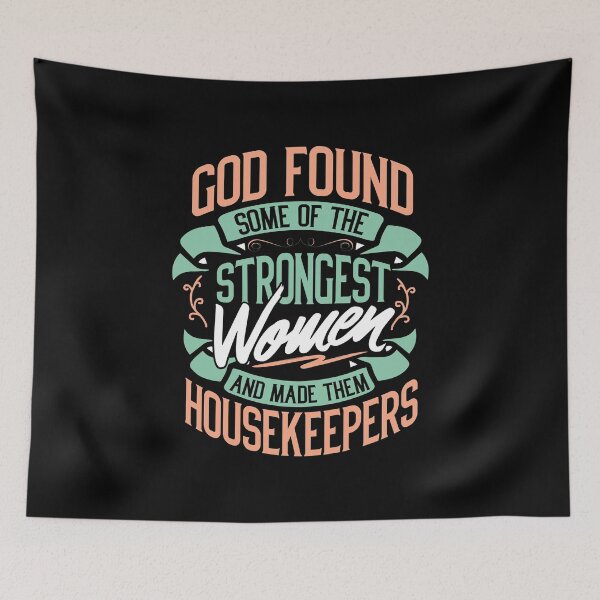 Item preview, Strong Woman Housekeepers Profession Gift Idea designed and sold by haselshirt.