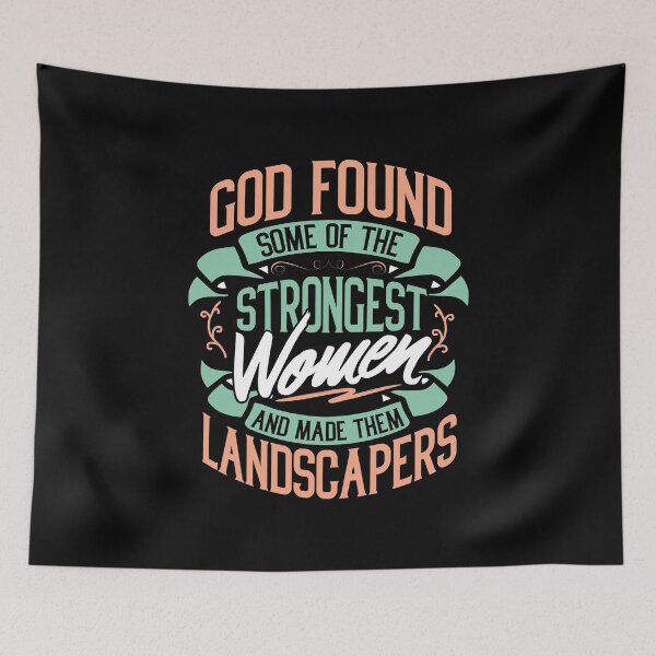Item preview, Strong Woman Landscapers Profession Gift Idea designed and sold by haselshirt.