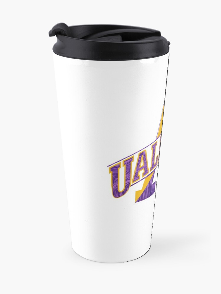 Alternate view of University at Albany Logo Marble Travel Mug