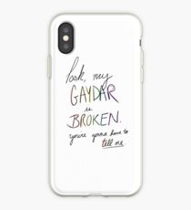 Vinilo o funda para iPhone Broken Gaydar Doodle