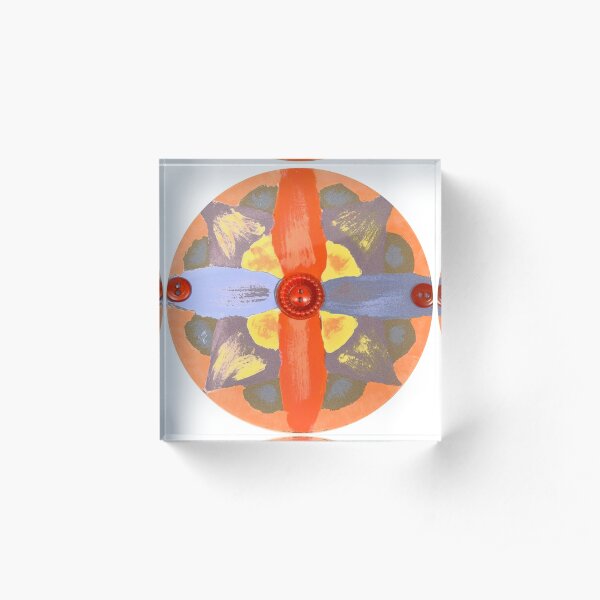 Spinner Mandala Acrylic Block