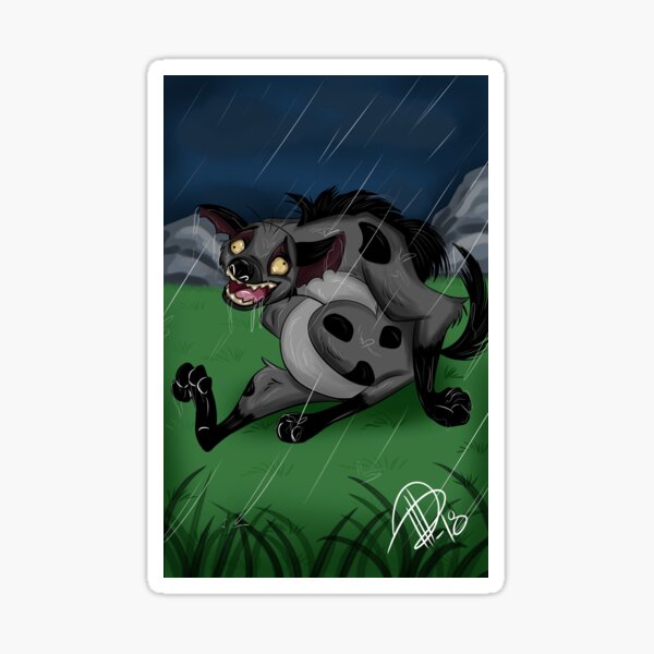 Item preview, Cartoon Funny Hyena designed and sold by TheAlexaWayne.