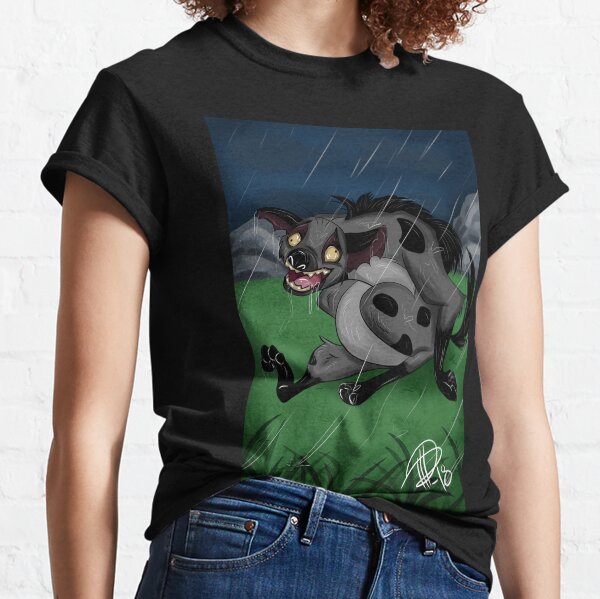 Cartoon Funny Hyena Classic T-Shirt