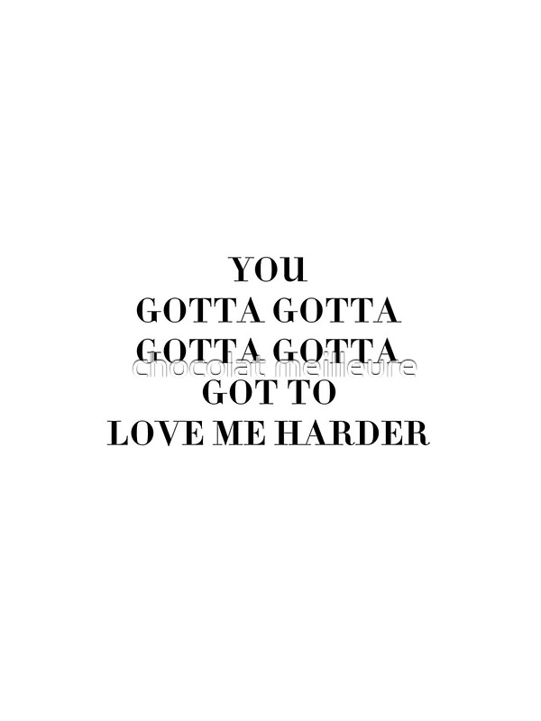 Ariana Grande - Love me Harder lyrics" Stickers by skyx s. | Redbubble