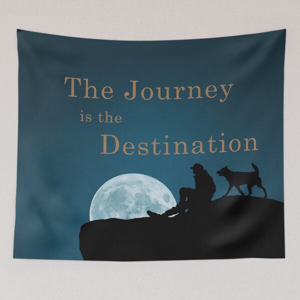 Item preview, The Journey is the Destination designed and sold by My Photo Shop.