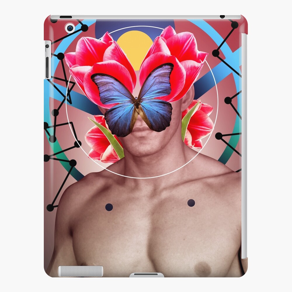 Male Nude Art In Floral Ipad Case Skin By Motiashkar Redbubble